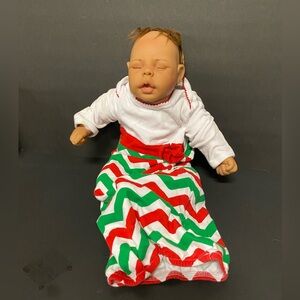 Kimberli H Duden Reborn Baby Doll Life Like , Dressed For Christmas vinyl 18”
